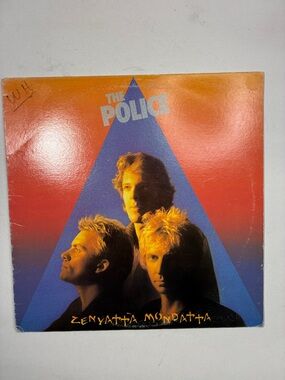 Police Zenyatta Mondatta Vinyl Record - Orange & Blue